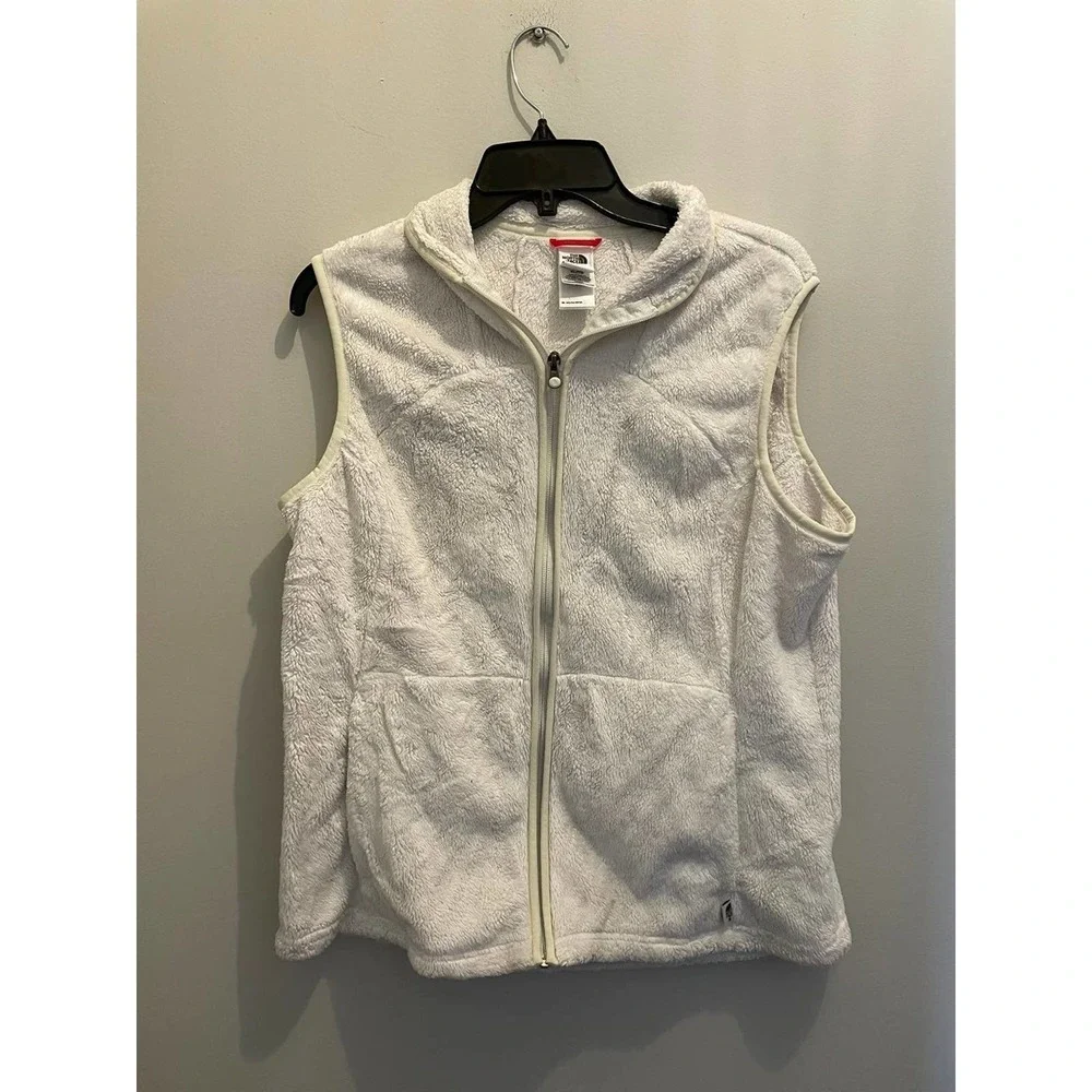 North face Fuzzy Vest womens XL‎